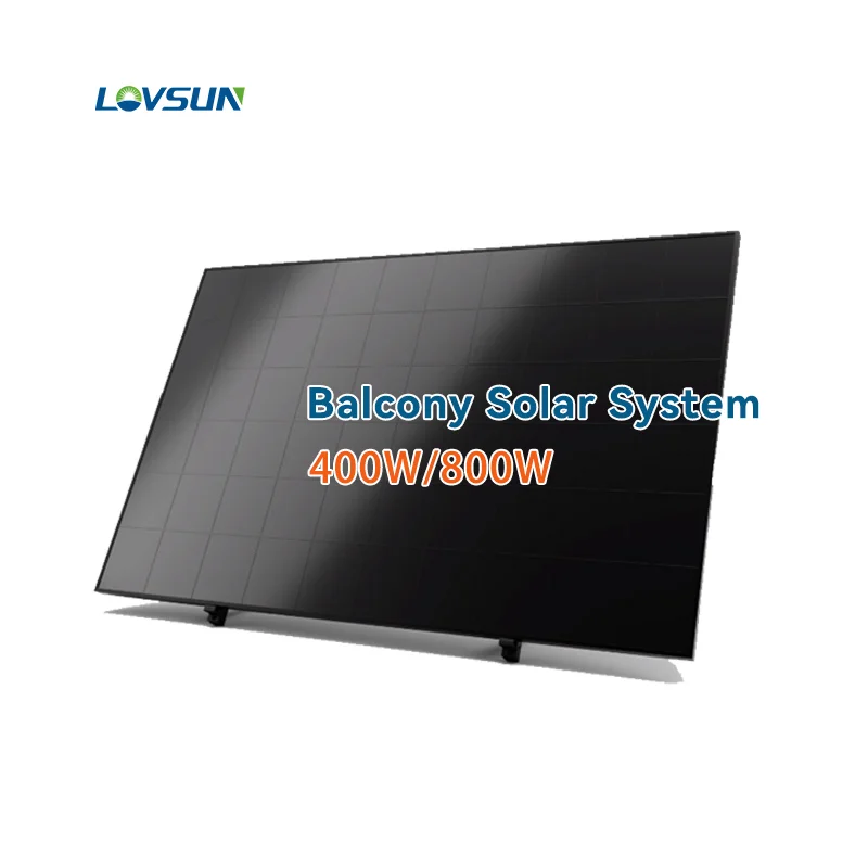 800w 400W 600W photovoltaic on grid solar power system home with Micro Inverter Complete Mini Solar Balcony System Kit 800 watt