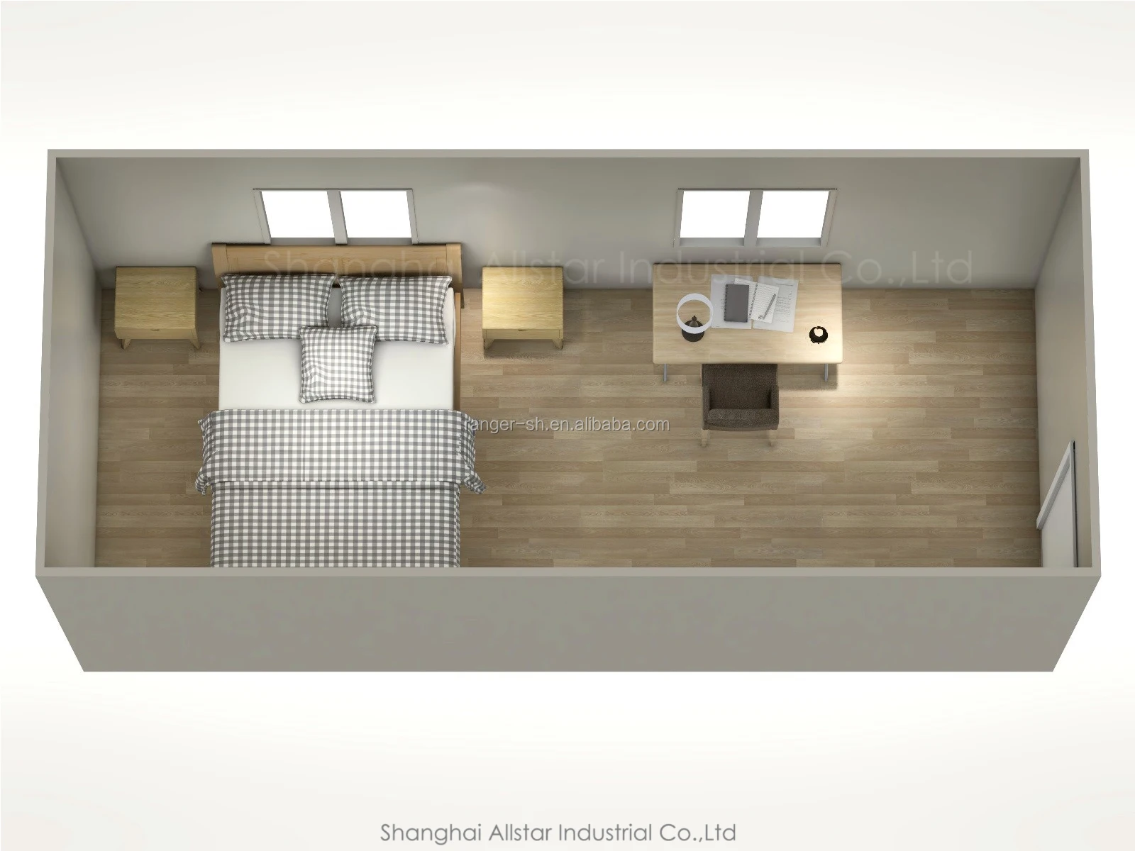 DIY Apartment Double Layer House Building Industrial Housing detachable Container House