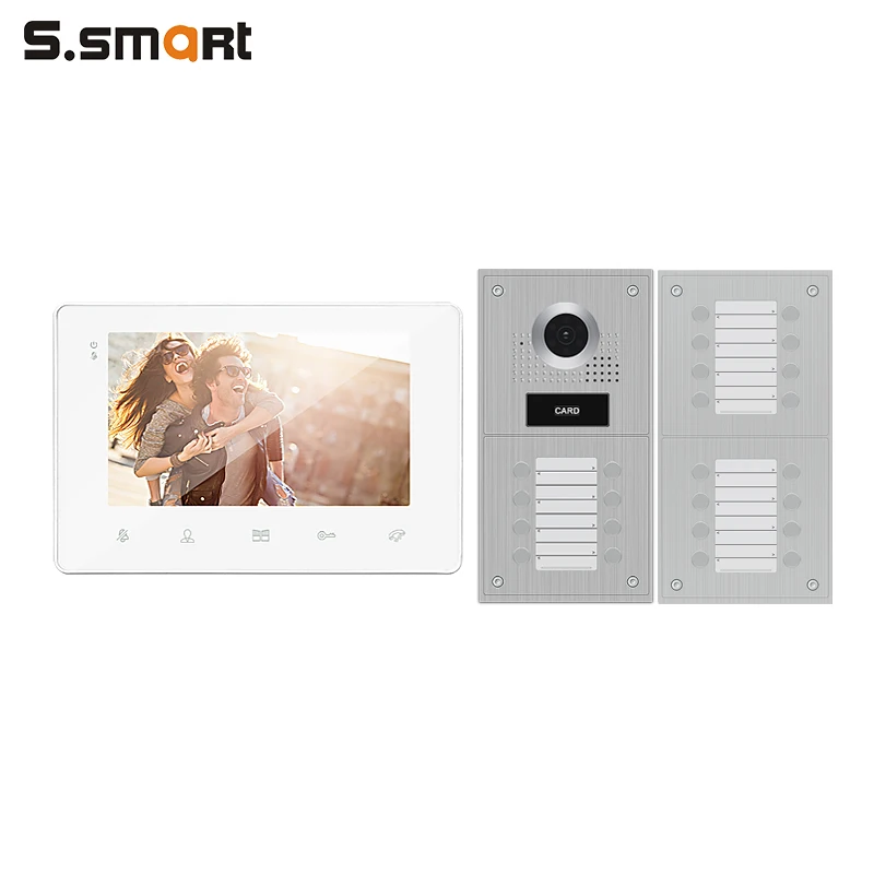 
Advanced Technology Control Unit Doorphone Apartment Camera Wired Video Doorbell 