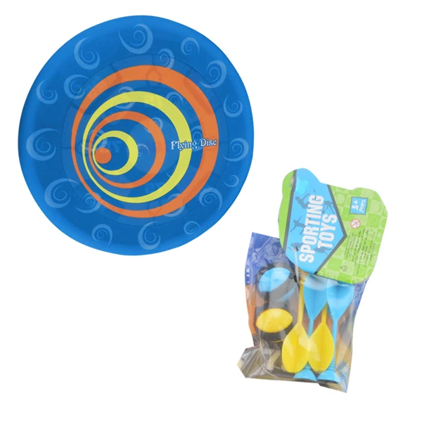 Забавные игрушки Amazon flying disc и dartboard game 2 в 1 материал ткани с шариком летние