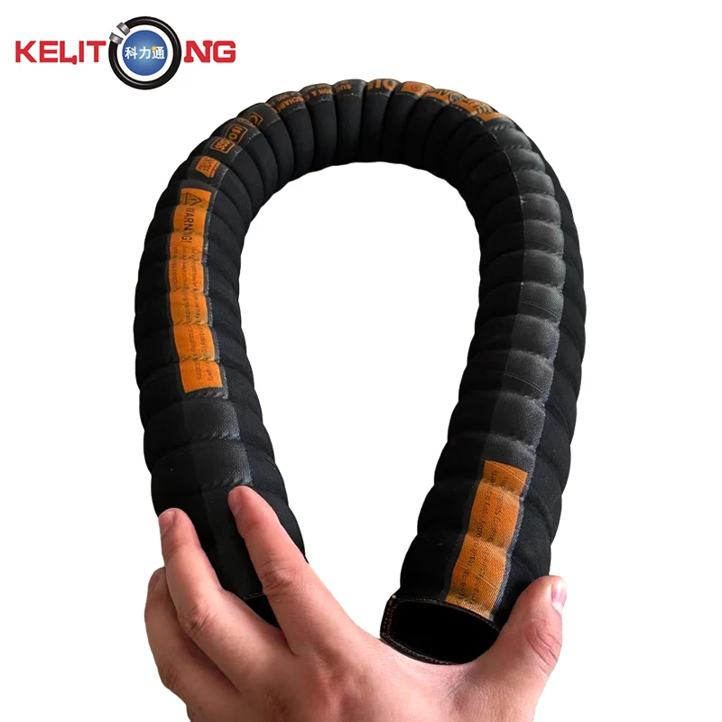 Custom 17Bar Fuel Oil Suction & Delivery Rubber Hose Flexible Rubber Oil Resistance Hose