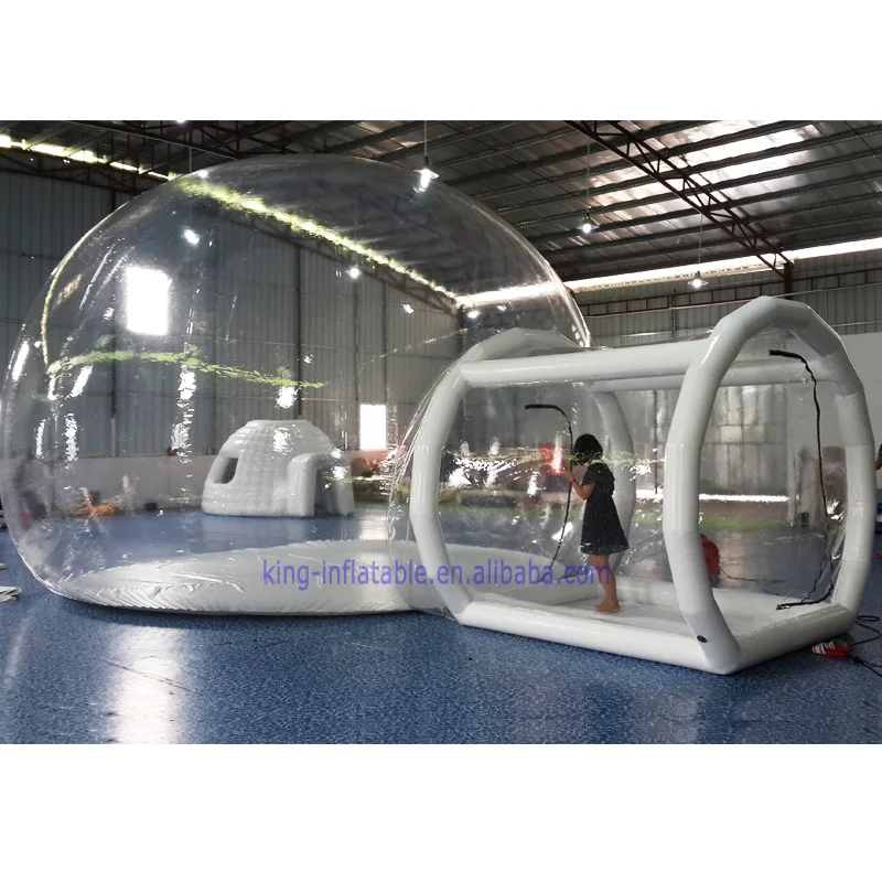 
0.8 mm PVC Clear Transparent Camping Air Hotel Tent Inflatable Bubble Tent  (60594393211)