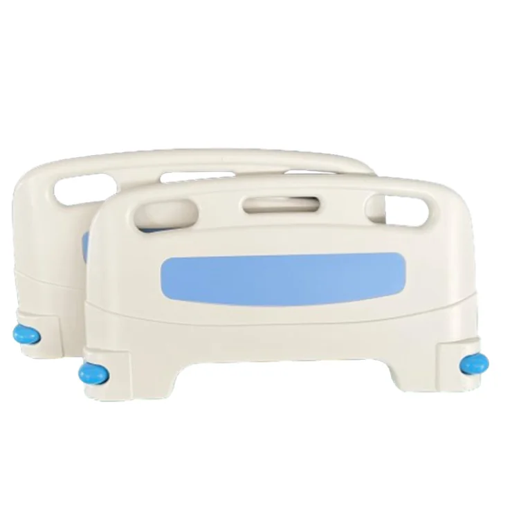 Wholesale medical head and foot board hospital bed accessories plastic abs headboard and footboard