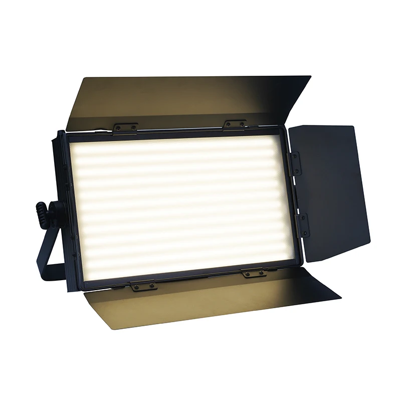 2022 hot sale 300W Bi-color led Sky Panel theater light studio panel light led studio lighting equipment with barn door
