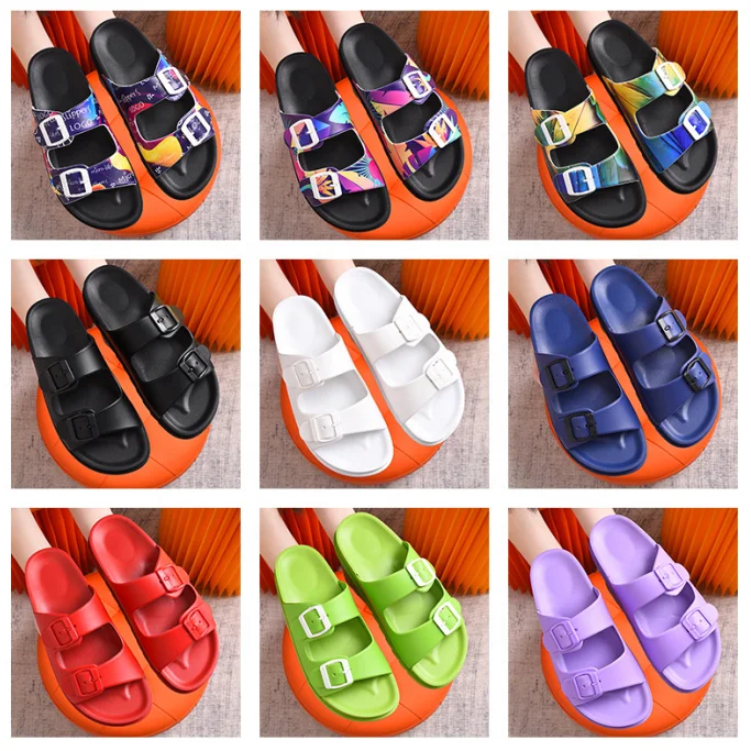 ladies new comfortable pvc cheap flat slippers