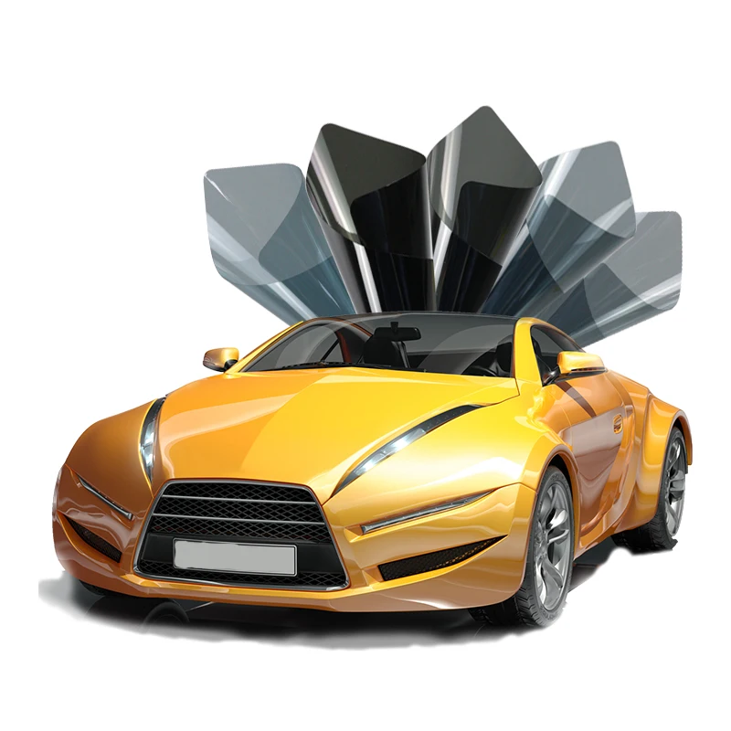Wholesales Black VLT5% Ultra Clear HD Magnetron Sputtering Solar Film Windshield Car Window Tint