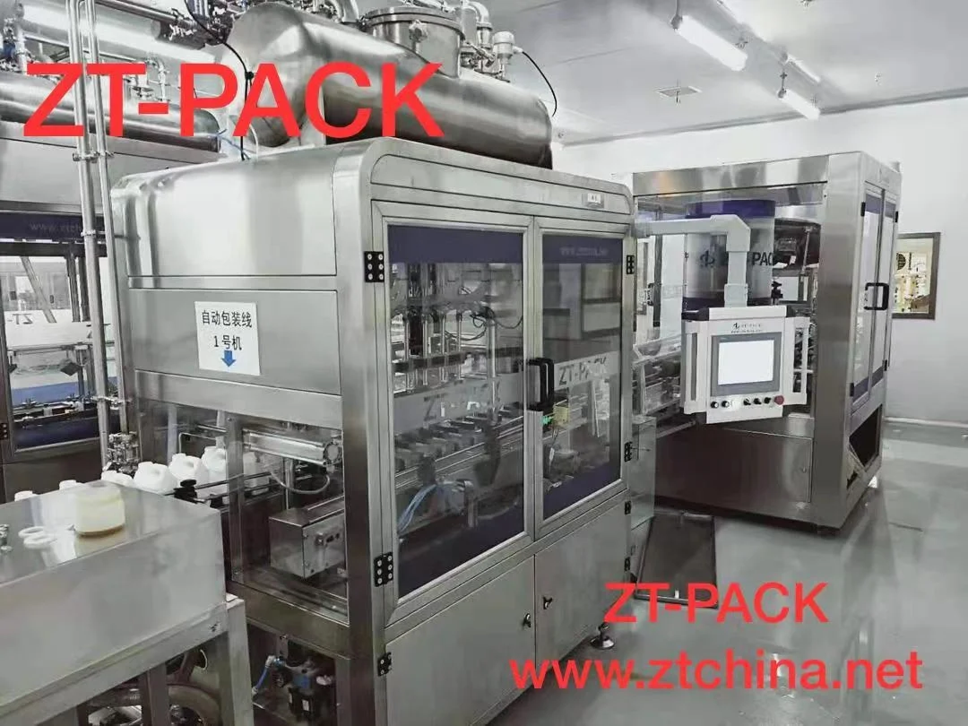 Six Heads Bucket Chemicals Solvents Drum Weighing Filling capping Machine with PLC control system