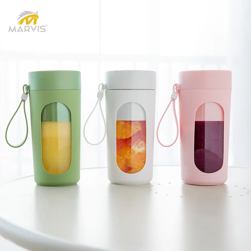 Портативный Электрический мини-блендер для смузи с 4 лезвиями