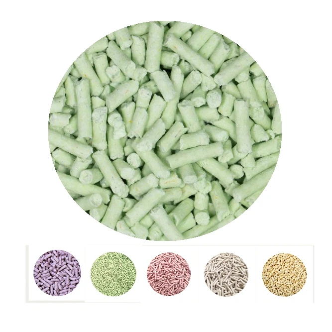 Most Sold Wholesale Natural Free Sample 2-3mm Tofu Cat Litter by China Pet Supplies