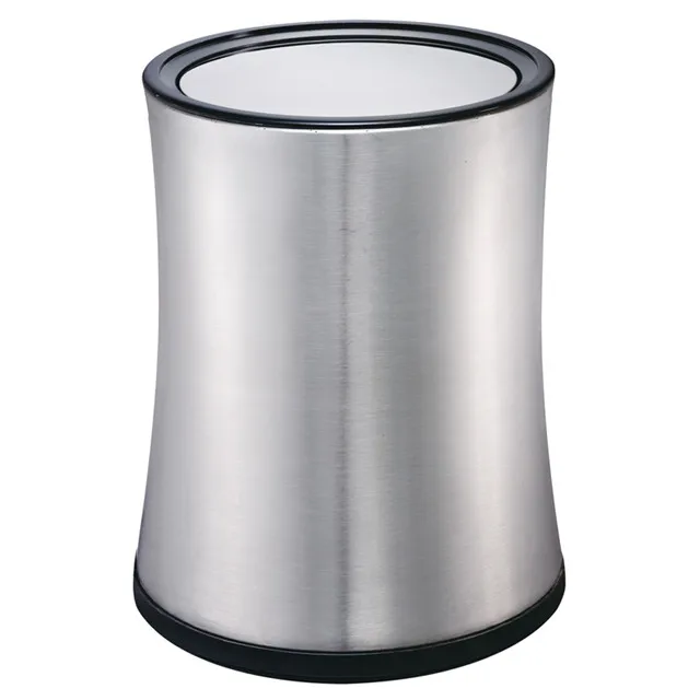 Hot sale household trash can stainless steel garbage can small swing lid trash can