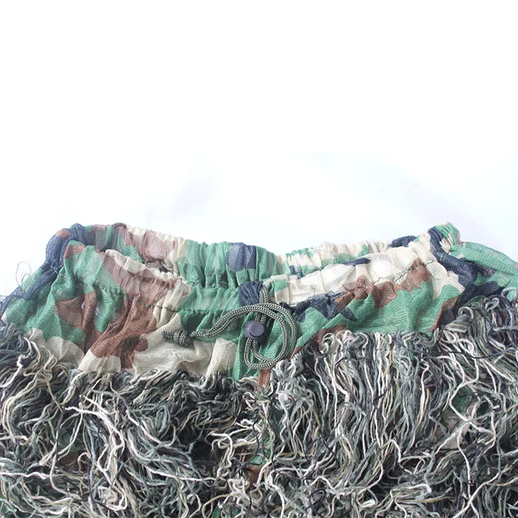  Камуфляжное пончо Ghillie с объемными листьями камуфляжная накидка невидимый костюм военный CS охотничий для леса