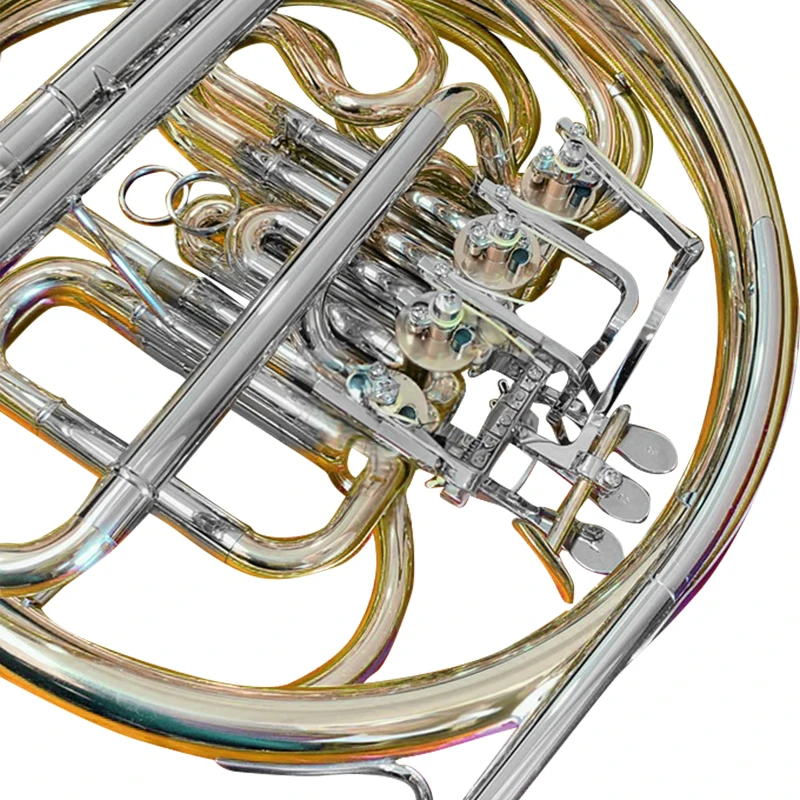4 keys Brass French Horn F/Bb comes with Case Yamahas YHR-567D  Intermediate Level for Beginners Double French Horn