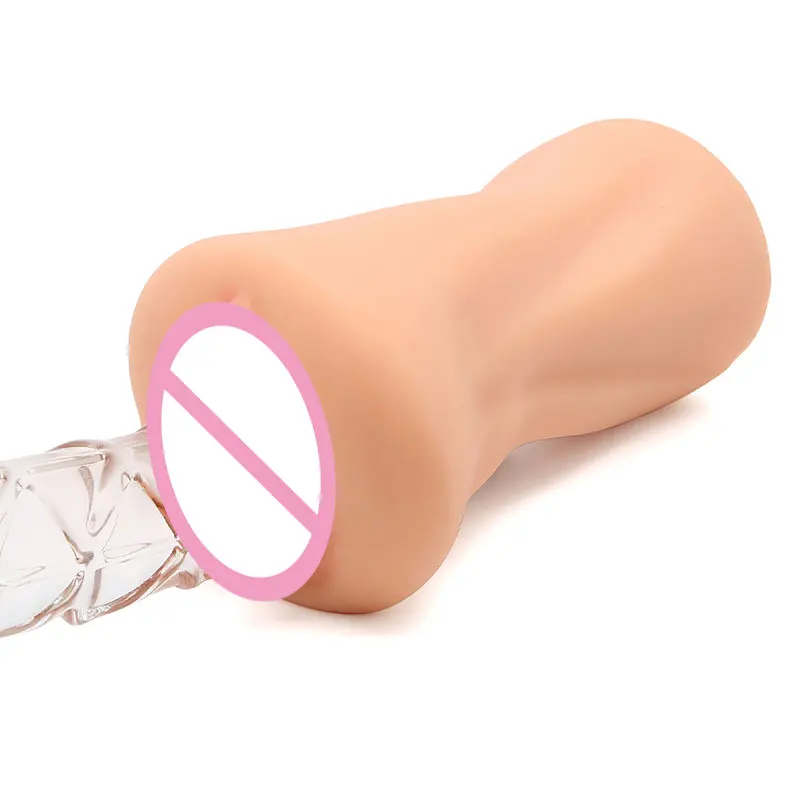 Male products boxed sex toys silicone adsorption type vagina overweight hand feeling masturbation masturbation device