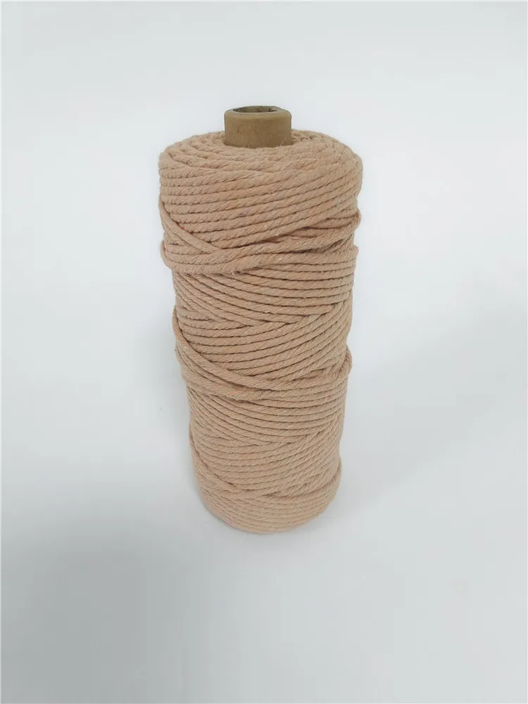 recycle cotton rope 4mm cotton rope baby changing basket diaper changing