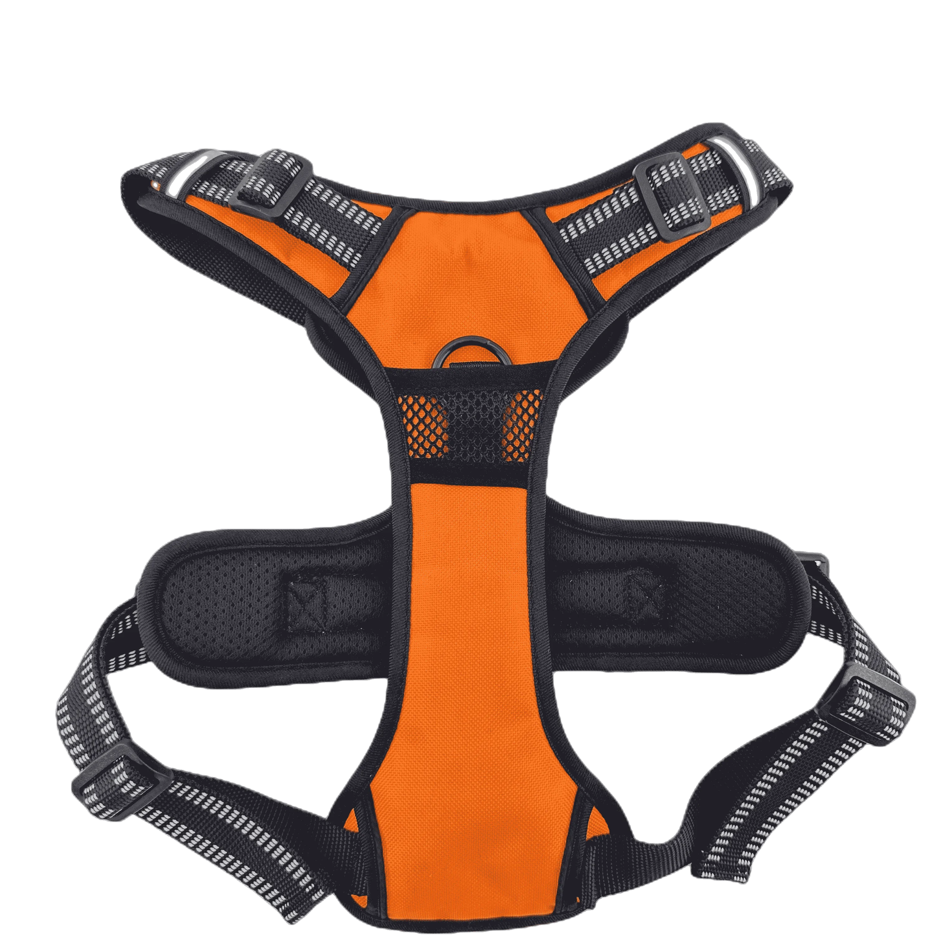 Duty Dog Walking Safety Novelty Designed Neoprene Padded Step In Front Patterned Dog Luxury Pet No Pull Harness Set Leash