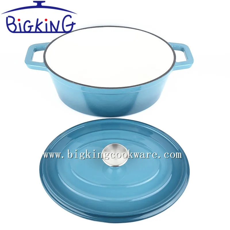 Кастрюля из эмалированного чугуна для духовки, 29 см, новый дизайн 2021