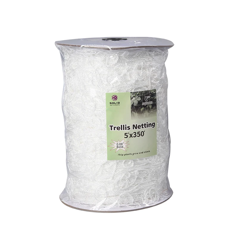 Wholesale Price Trellis Netting Trellis Netting Bulk Roll Climbing Plant Nylon Garden Trellis Netting For Sale