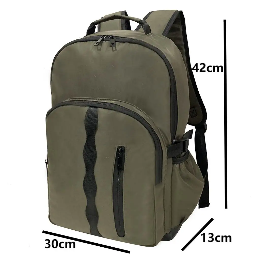 2024 Hot Selling Cool Dark Green Useful Utility Kids Schoolbag Children Schoolbag Backpack Book-bag for School Work Office