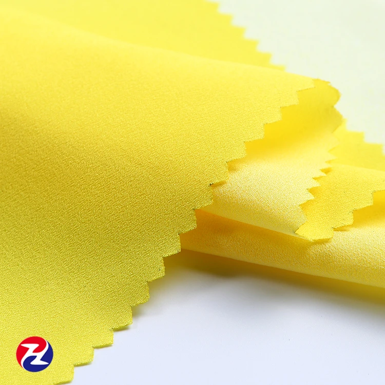 satin backed crepe yoryu chiffon fabric with recycled