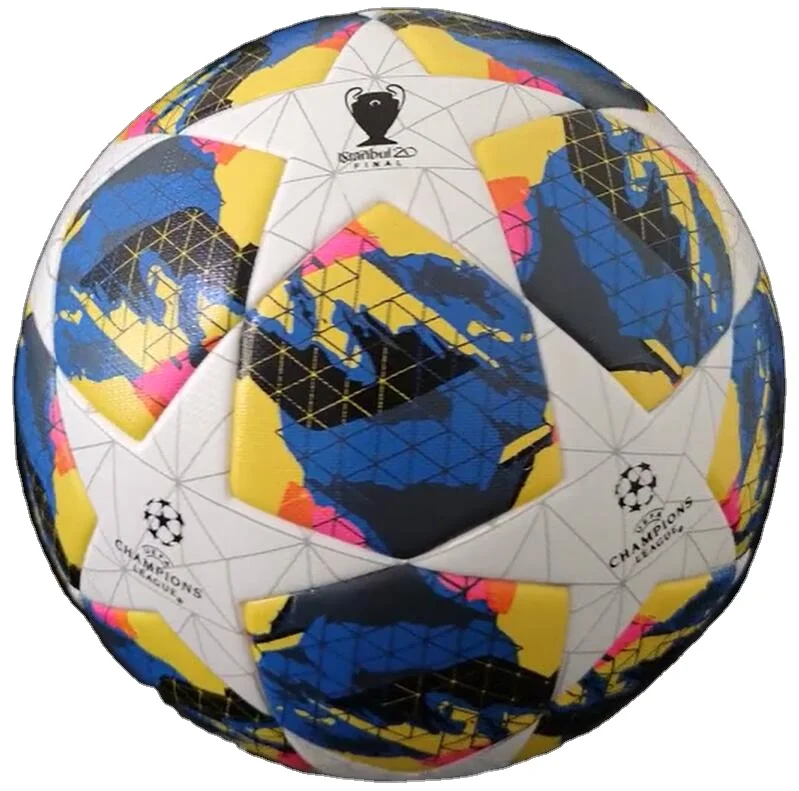 High Quality Anti-Slip Soft PU Leather Official game  stadium Soccer Football Ball
