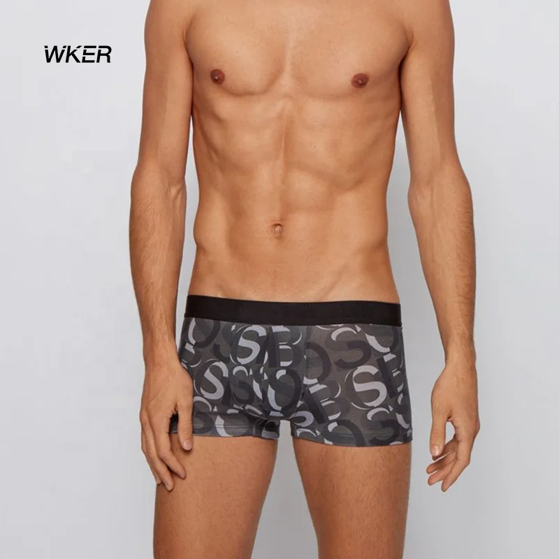 Новая модель, сексуальные боксеры на заказ, мужское нижнее белье, дышащие шорты с принтом из лиоцелловых волокон