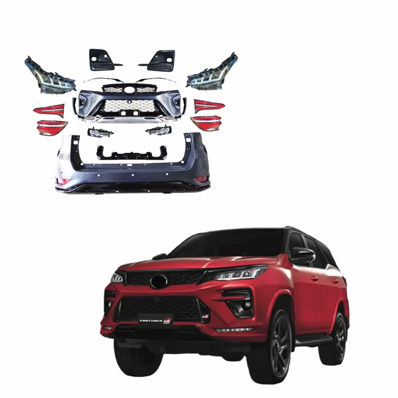KLT Car body Kit Parts Body Kits For Toyota Fortuner 2015-2020 Upgrade To Fortuner GR Sport 2021