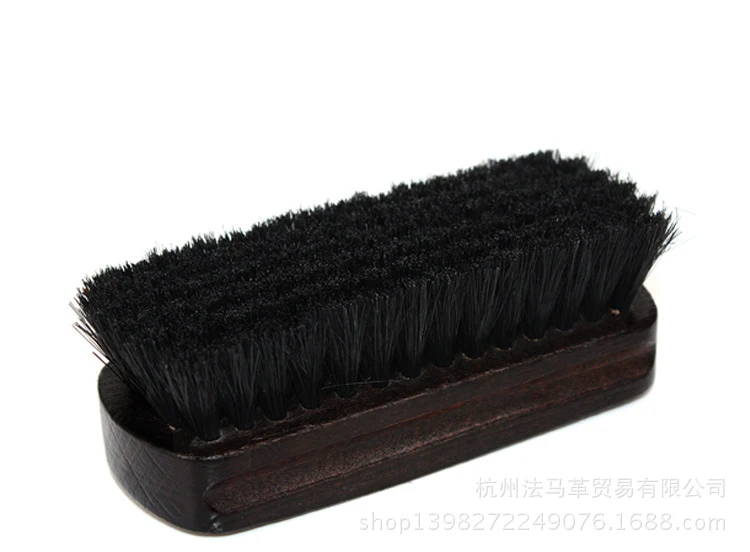 
Horsehair Shoe Shine Brushes with Horse Hair Bristles for Boots, Shoes & Other Leather Care 