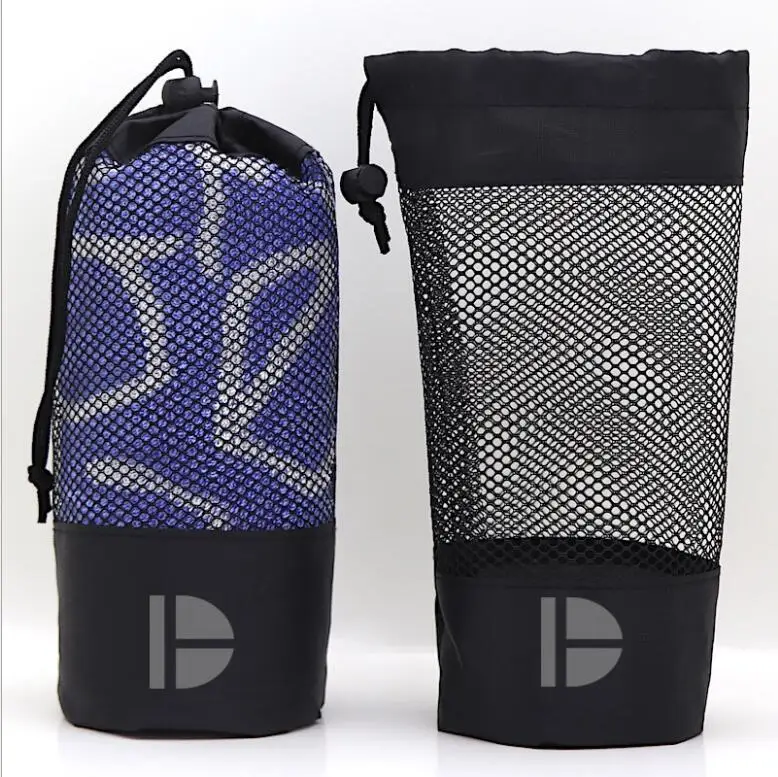 custom drawstring mesh pouch Black small nylon mesh drawstring bag