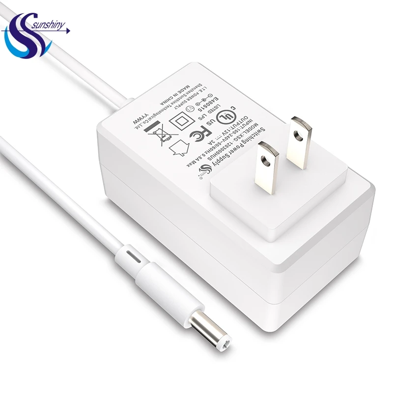 US EU UK AU KR AR JP 36W plug in DC connector 24V 19V 12V 9V 5V 1.5A 2A 3A 4A 5A AC DC power adapter