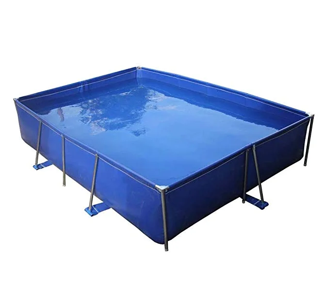 
Durable Foldable Square and Round PVC Tarpaulin Fish Farming Pond Tank 