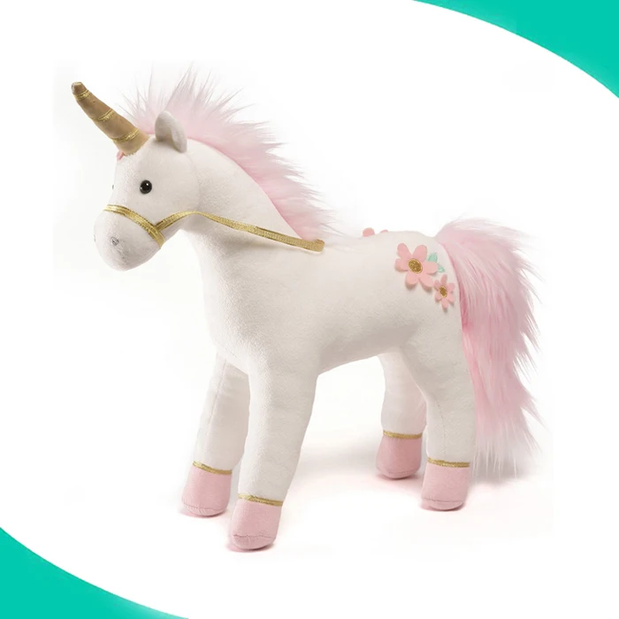 Фабричная Высококачественная игрушка EN71, 12 дюймов, 12 дюймов, Розовый Единорог, плюшевая игрушка, оптовая продажа, набивные игрушки Единорог на заказ