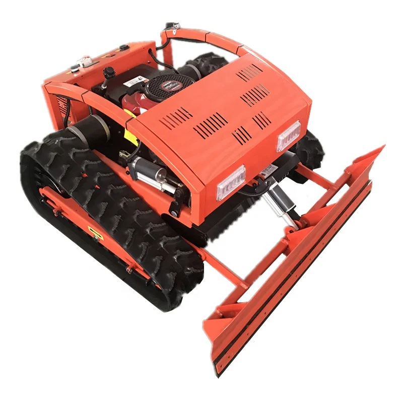 Cheap Remote Controlled Robotic All Terrain Lawn Mower With Tracked Walking Device