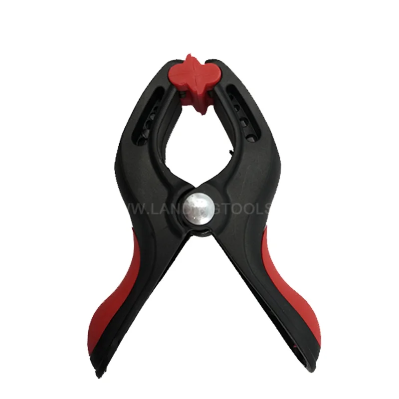 Экономичный полезный быстросъемный пластиковый двухцветный пружинный зажим с ручкой