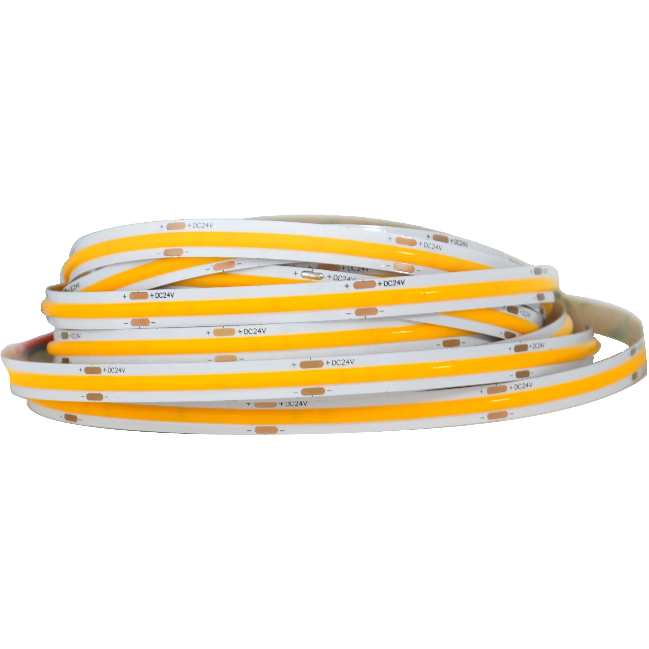 Factory price 3 Years Warranty dotless flexible COB white CCT RGB available LED Strip 24V 480leds/m COB LED Strip