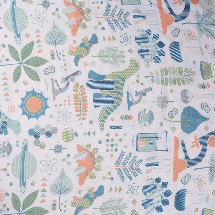 Woven Printed Mexican Print Bamboo Lining Fabric for Bedding