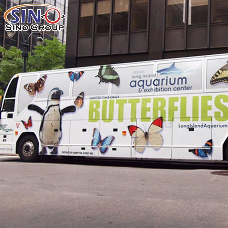 Factory Price Poster Frontlit Backlit Banner Flex Gloss Matte White Self Adhesive Film Eco Solvent Printing Vinyl Material