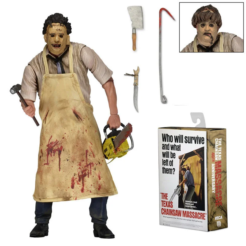 8 inch OEM The 40th anniversary edition neca figure Leatherface The Texas Chainsaw