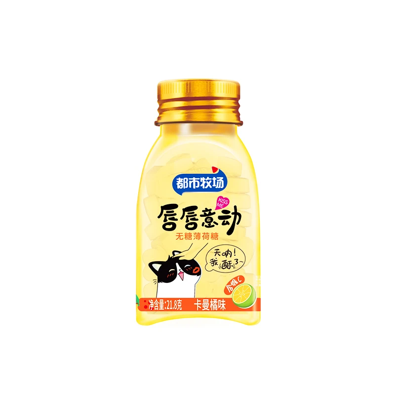 DOSFARM Customized 21.8g Sugar Free Mints Multiple Flavors ODM&OEM Service Essential for Refreshing Driving Mint Sugar Factory