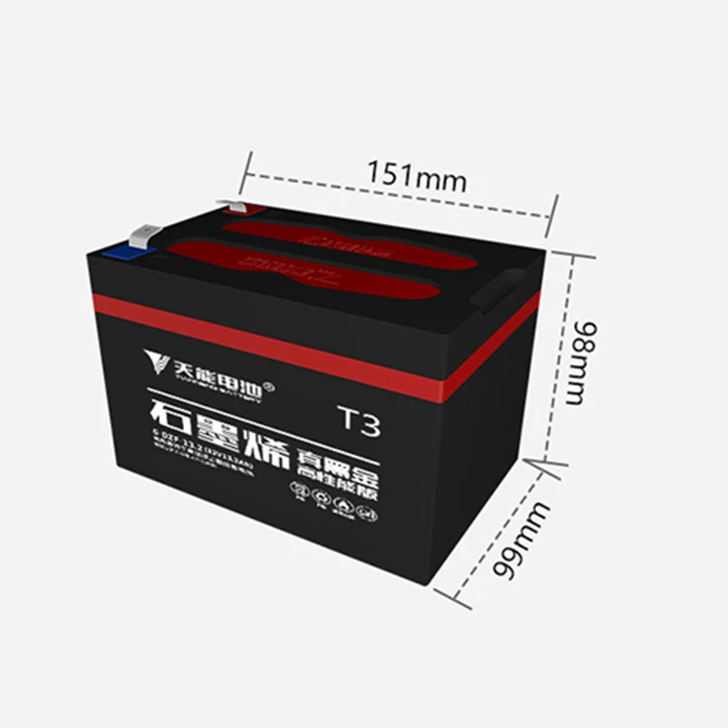 Tianneng Battery agm 12V13AH Deep Cycle Accumulator battery 12V agm starting Lead Acid Battery