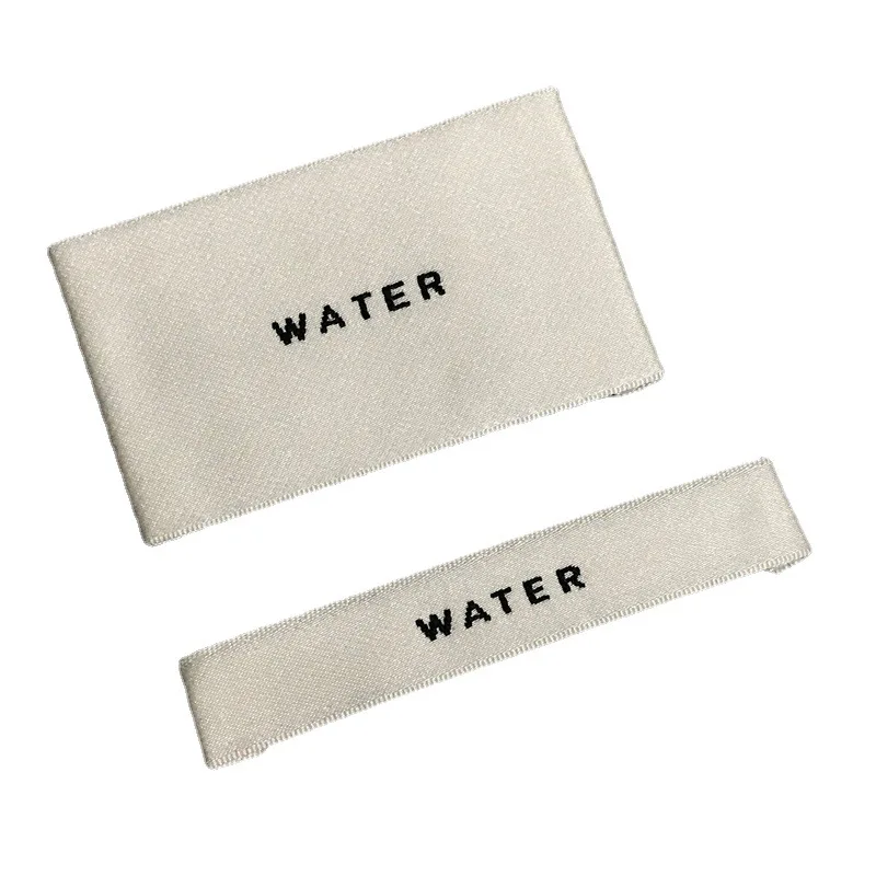 clothing accessories logo customized Low MOQ Woven mark creative high quality labels decorative fabric labels collar label