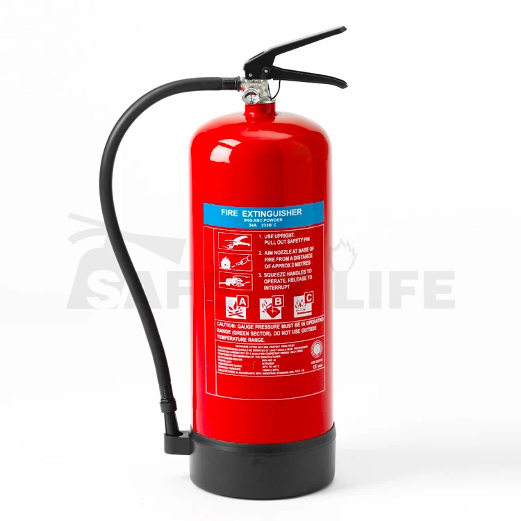 Supplied in Dubai portable 9kg abc dry powder fire extinguisher