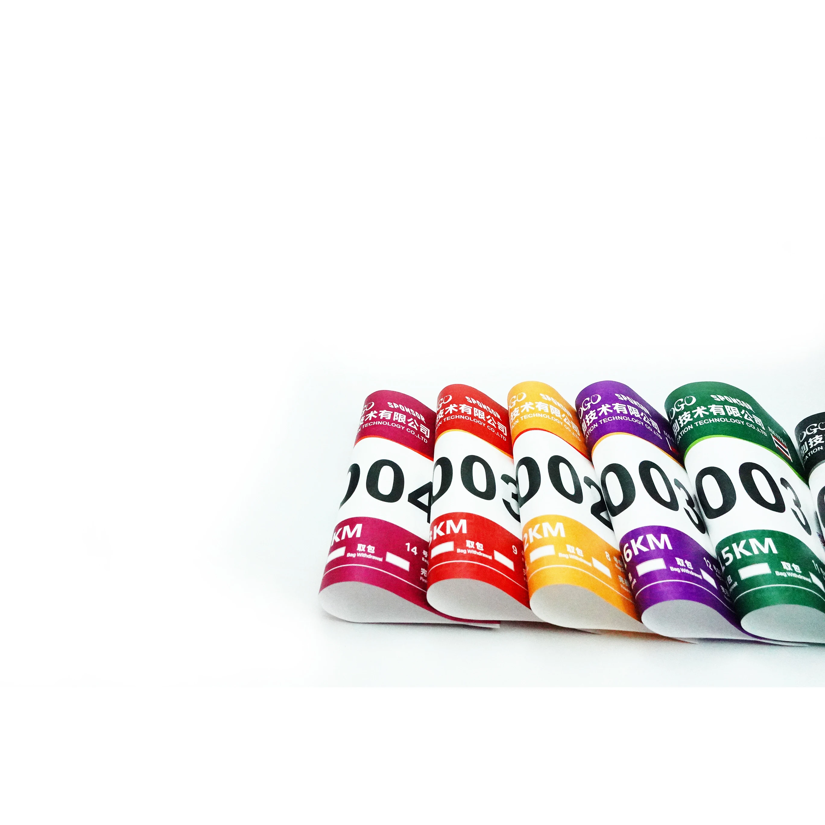 High Quality Customize Tyvek Paper Race Bib Number For Race Running Number