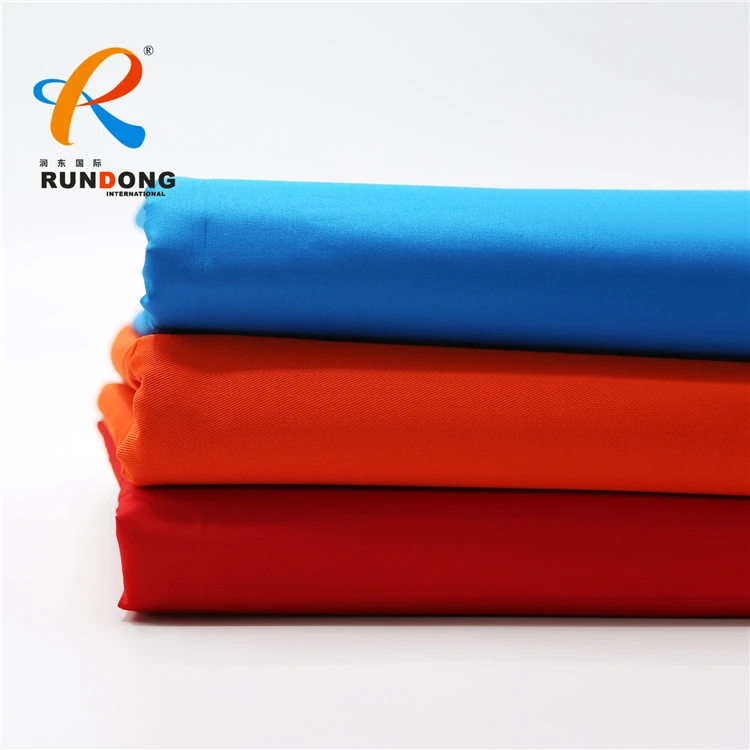 Rundong China wholesale hot selling T/C80/20 polyester cotton twill fabric worker wear workwear uniform clothing