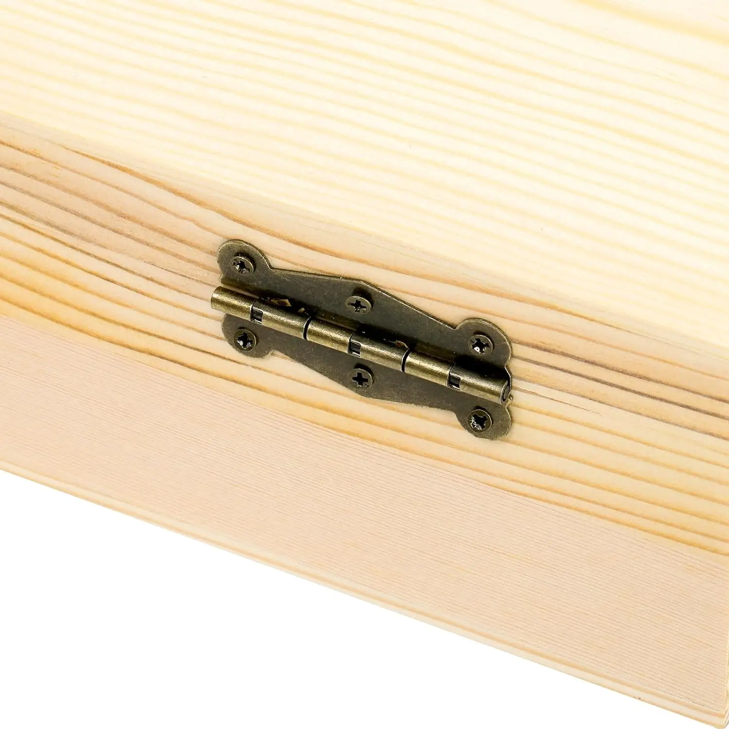 ODM OEM Unfinished Wood Gift Box Cheap Pine Storage Box for Home