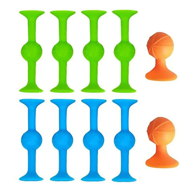 New Silicone Multi-colored Game Pop Silicone Sucker Darts Pop Throwing Darts Football Shape Sticky Suction Cup Toy Mini Darts