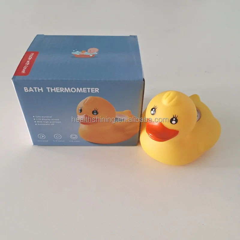 Factory direct low price swim pool lovely yellow duck  float waterproof safety Temperature tool digital Baby Bath thermometer
