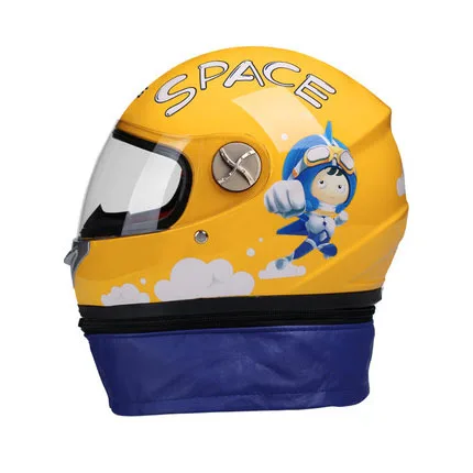 Motor Biker Electric Battery Car Warm Cute Child Baby Winter Four Seasons Winter Hard Hat Cartoon Kid Motorcycle Helmet