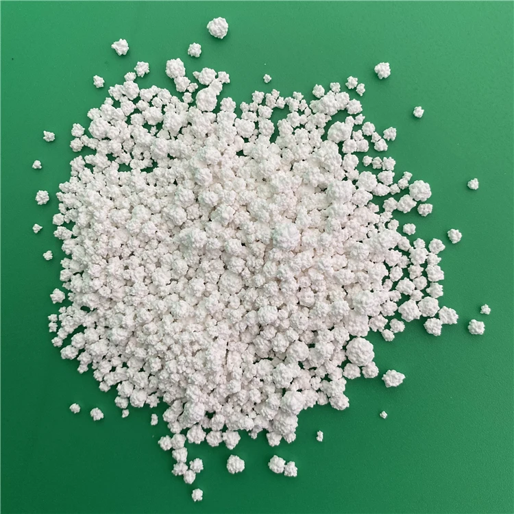 Factory direct sales of high-quality irregular honey-colored white granular calcium chloride