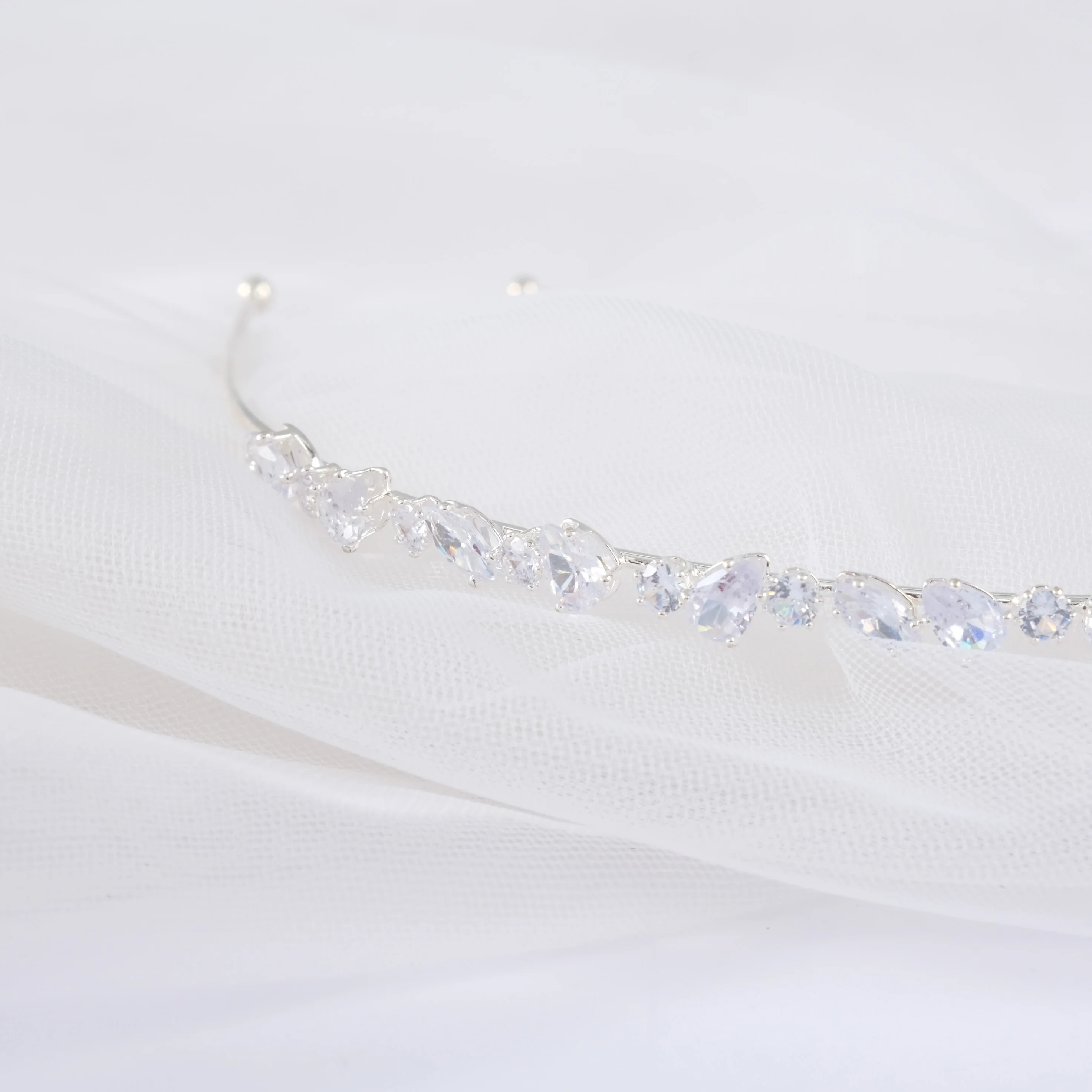 Korea Luxury Double Layer Diamond Diademe High Quality Crystal Bling Zircon Tiaras Wedding Elegant Queens Coronas Hair Accessory