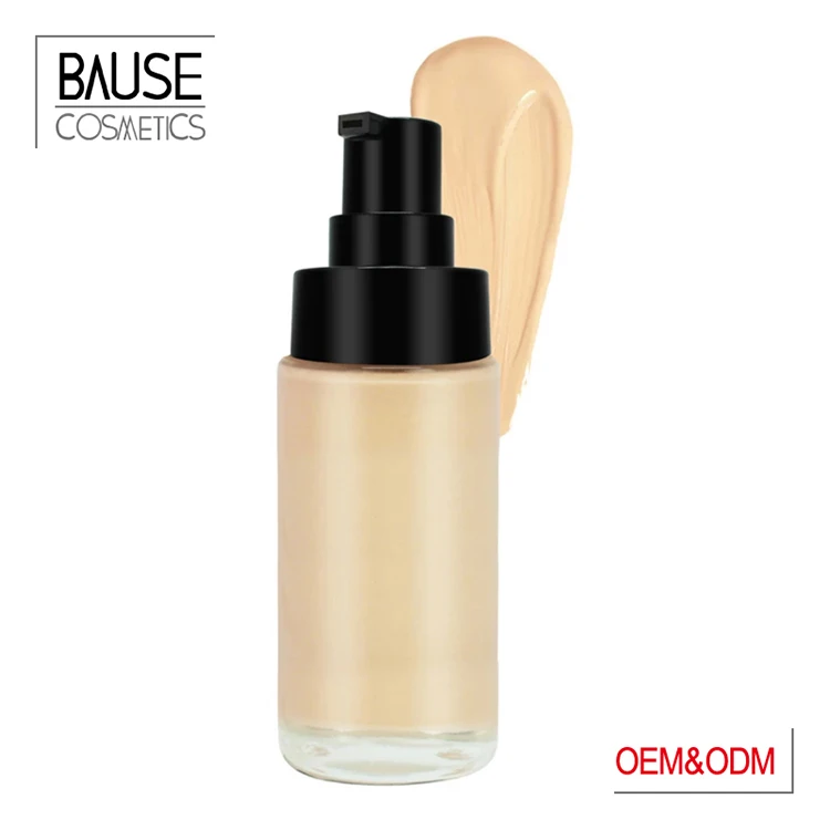 Social media fast moving private label silky smooth water proof easy ware long lasting custom matte liquid foundation oem